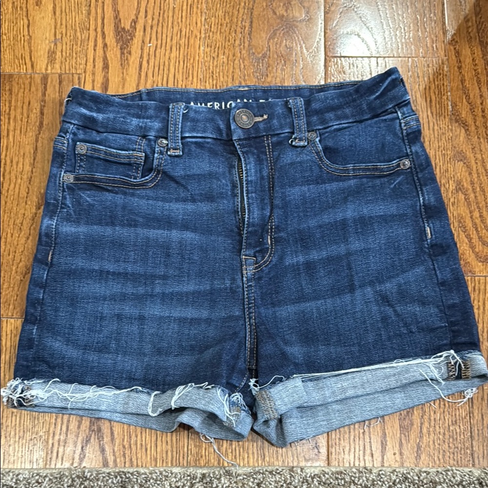 American Eagle Outfitters Women's Blue Denim Shorts
